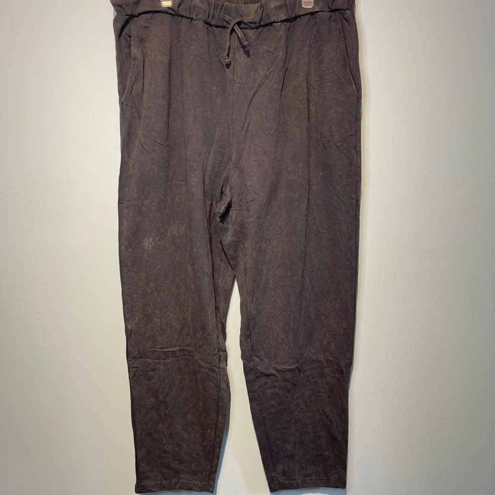 Kendal+Kylie French Terry Jogger. Womens. Color Gray   Size XXL  NWT